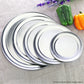 Round Aluminum Steel Pizza Tray 14-inch Home Oven Baking Plate Pan