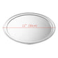 Round Aluminum Steel Pizza Tray 6X 11-inch Home Oven Baking Plate Pan