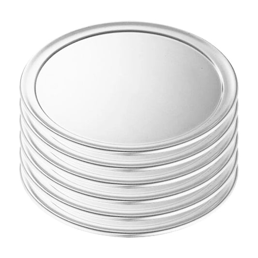 Round Aluminum Steel Pizza Tray 6X 12-inch Home Oven Baking Plate Pan