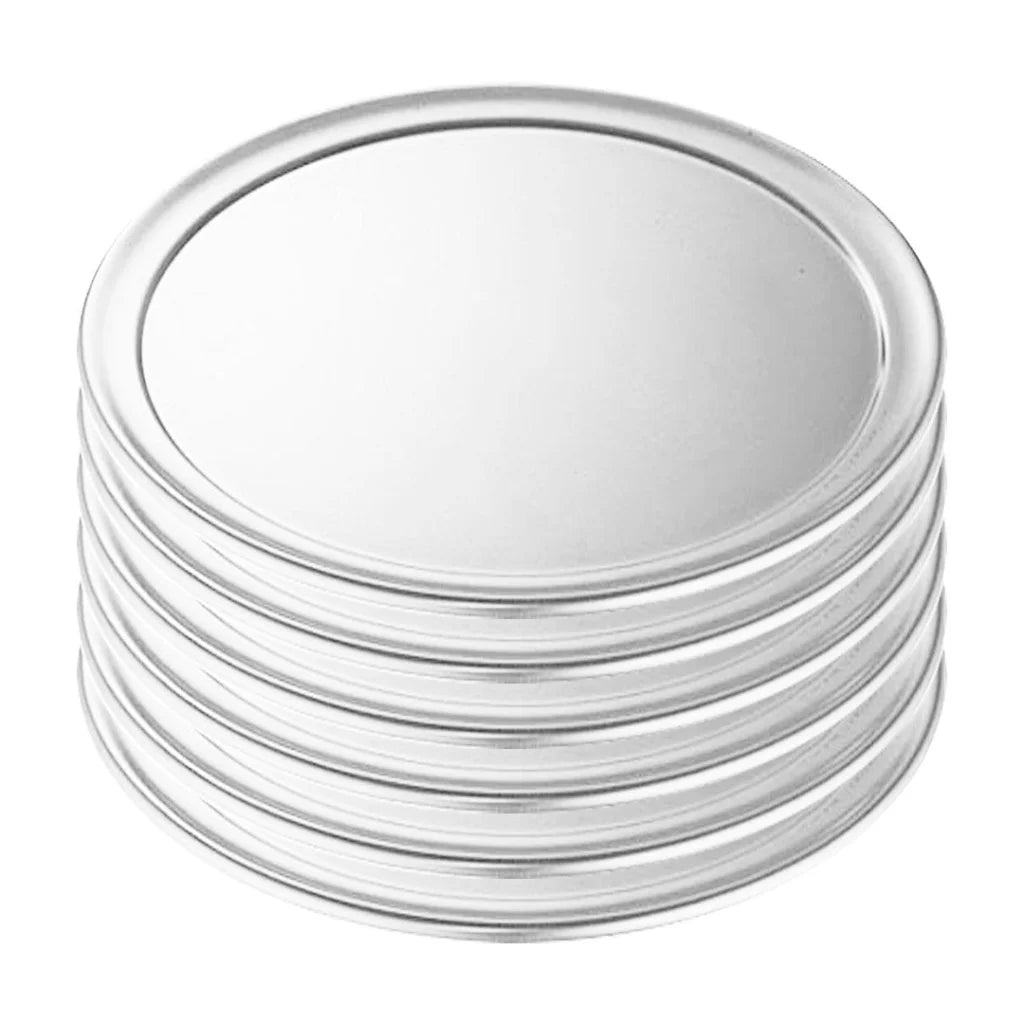 Round Aluminum Steel Pizza Tray 6X 15-inch Home Oven Baking Plate Pan