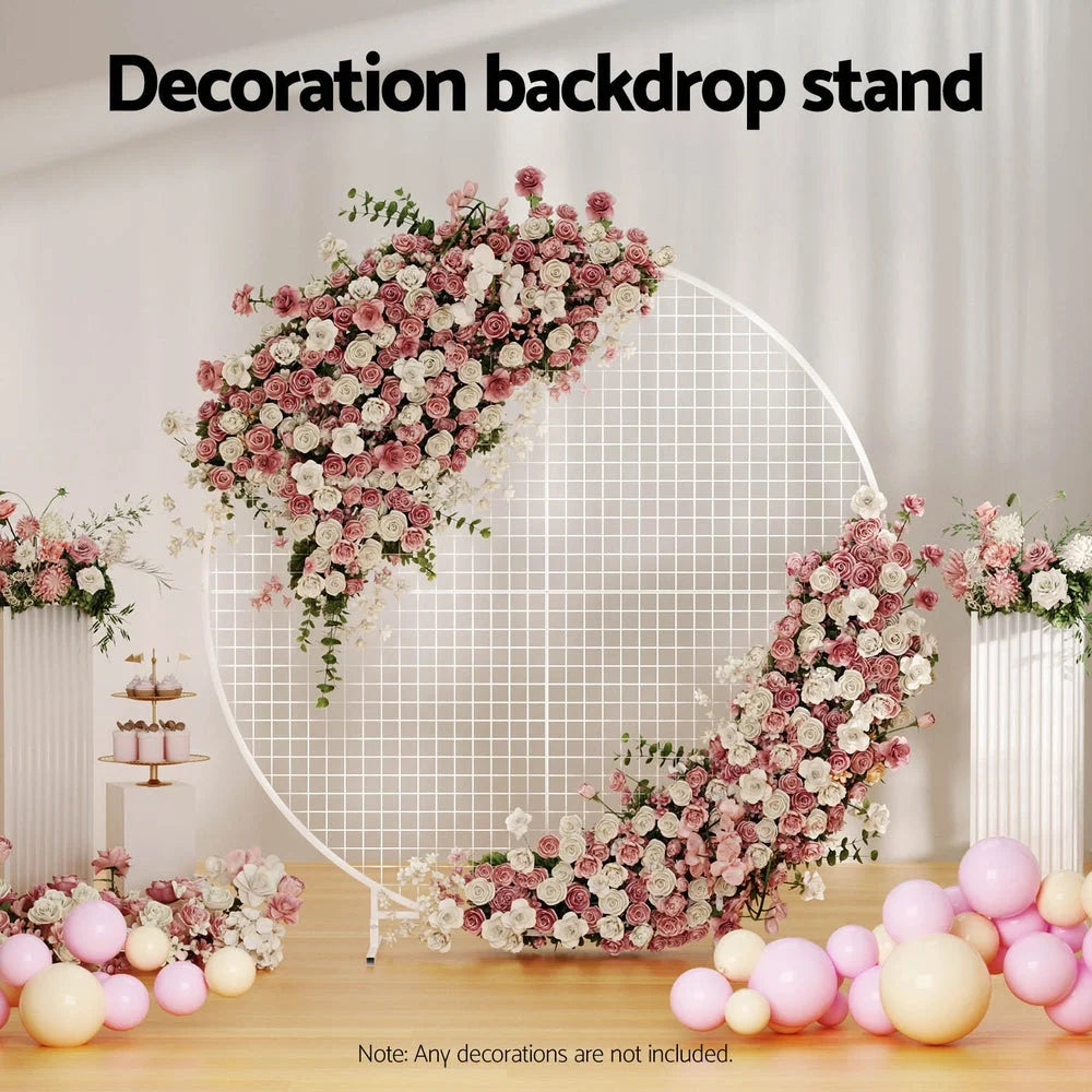 Round Backdrop Stand 2M for Wedding Party Flower