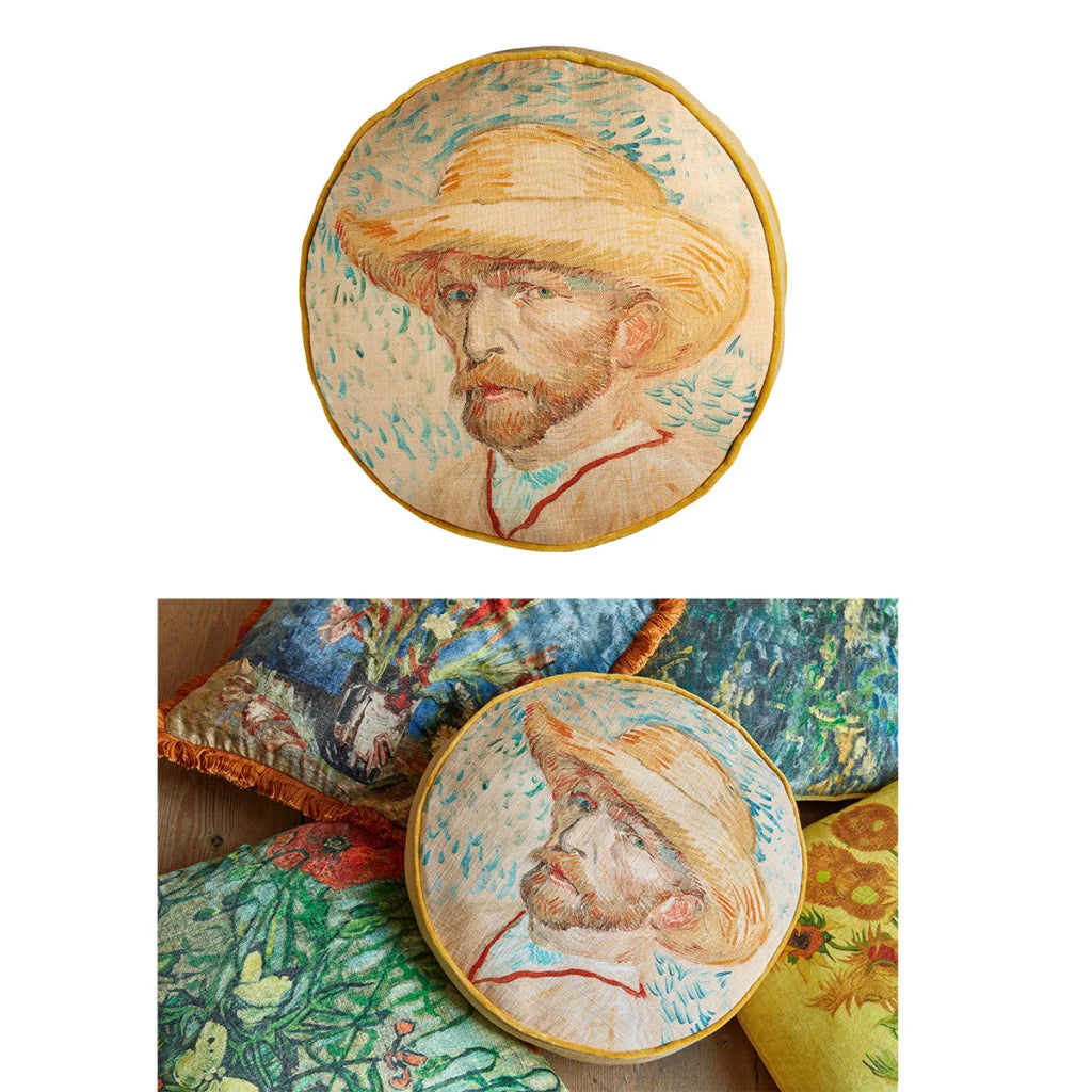 Round Cushion Bedding House Van Gogh Self Portrait