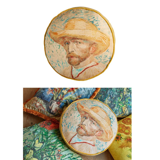 Round Cushion Bedding House Van Gogh Self Portrait