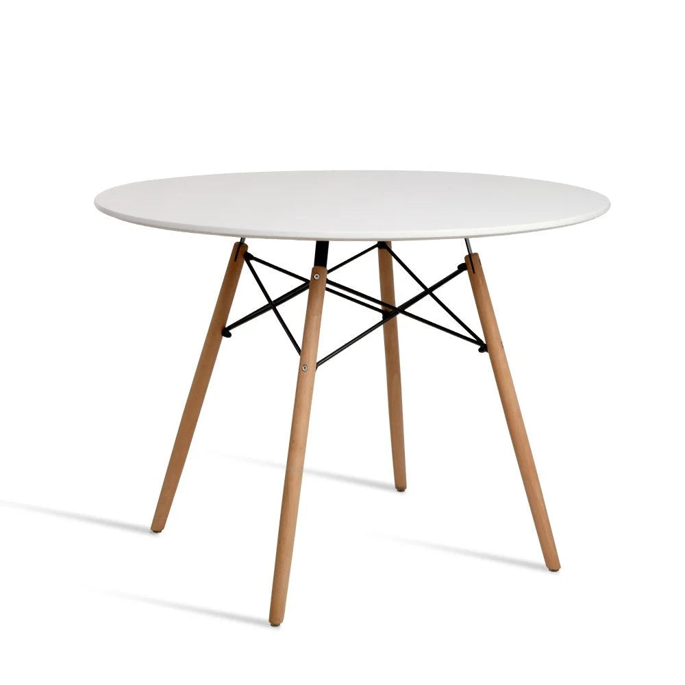 Round Dining Table 4 Seater Replica DSW Eiffel Timber