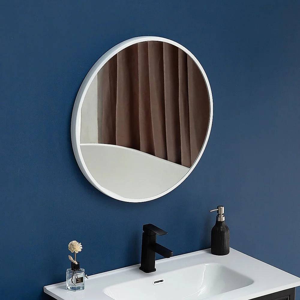 Round Wall Mirror 60cm Bathroom Makeup Mirror - Della