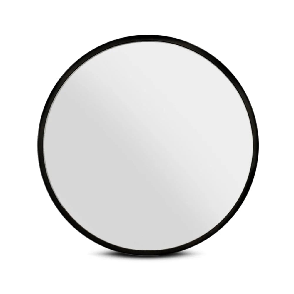 Round Wall Mirror 80cm Frameless - Bedroom