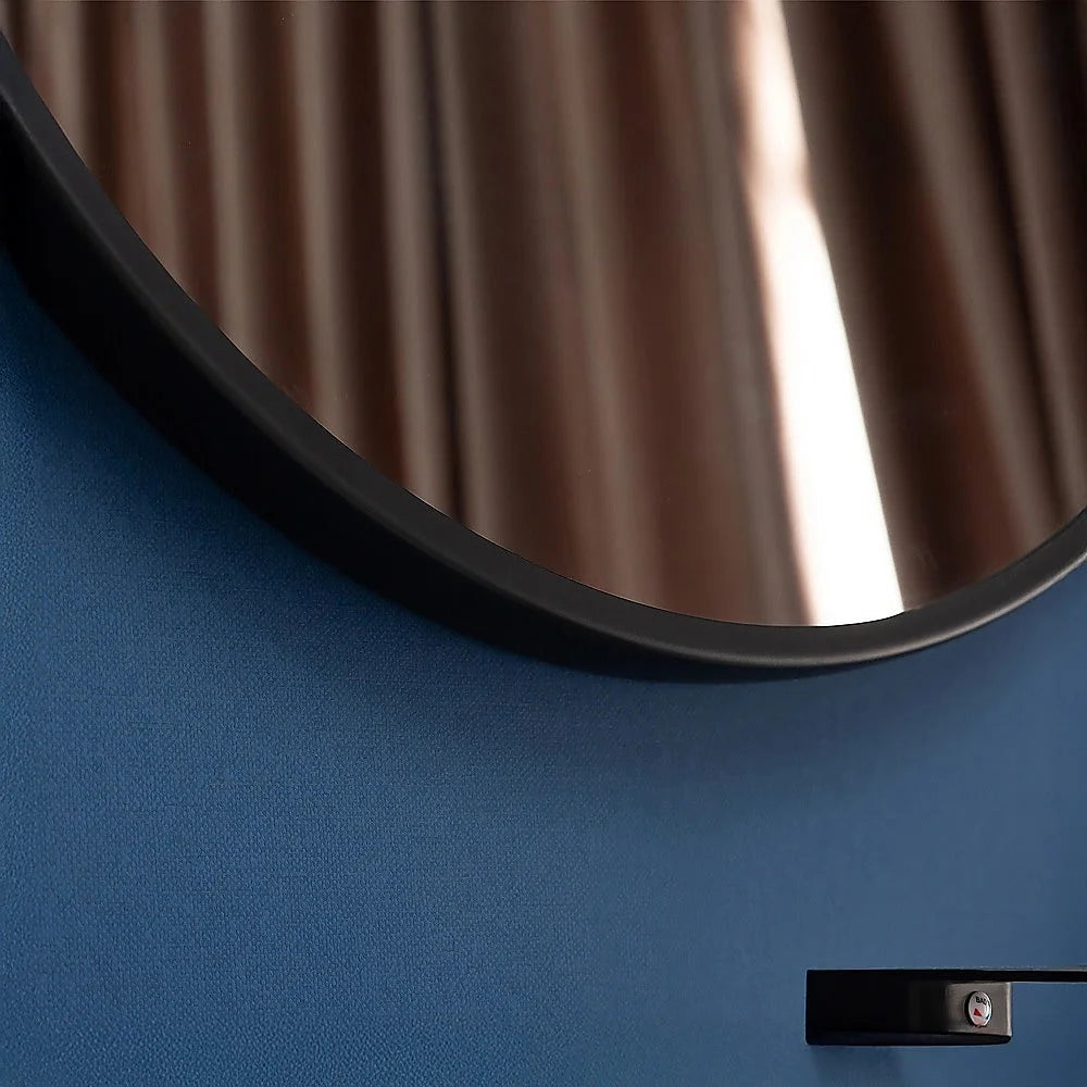 Round Wall Mirror Bathroom Makeup 90cm By Della Francesca