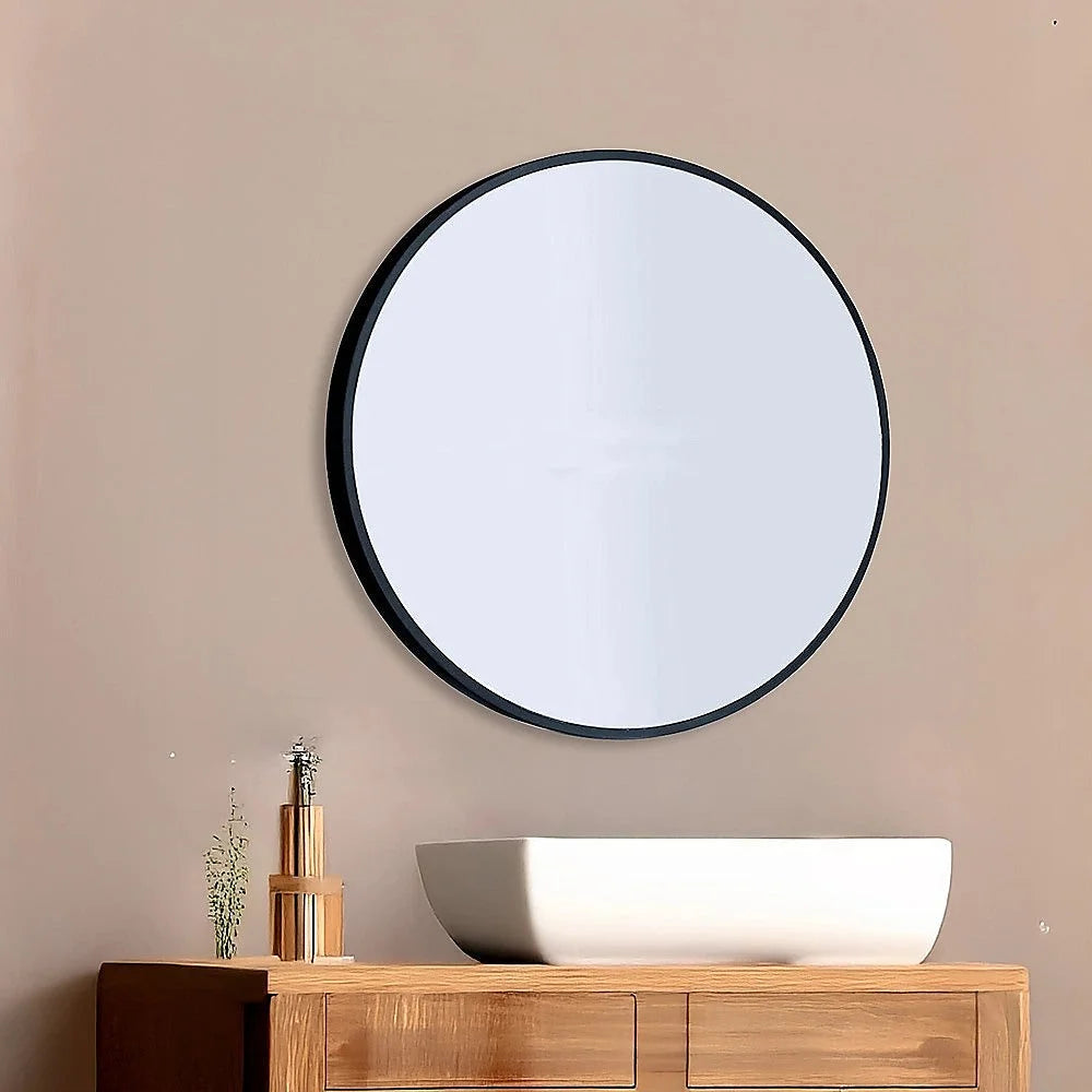 Round Wall Mirror Bathroom Makeup 90cm By Della Francesca