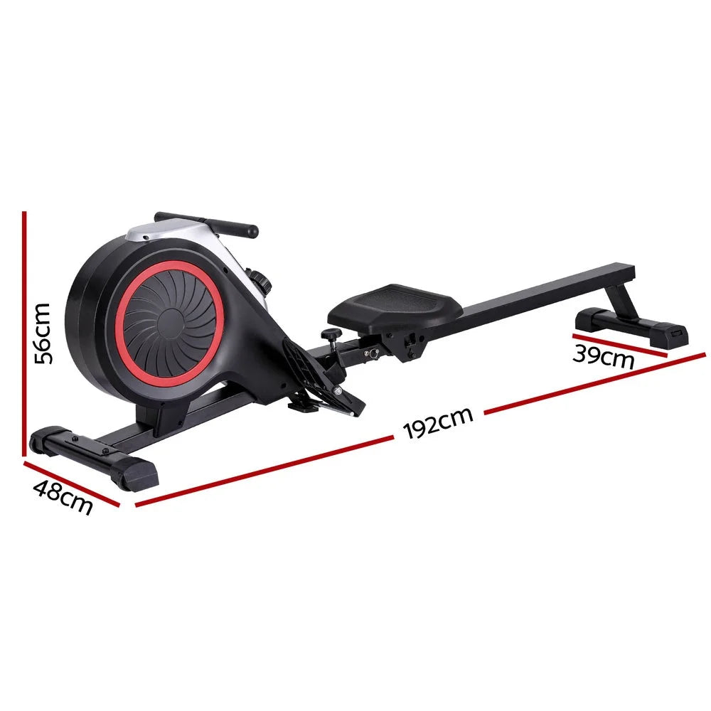 Rowing Machine Foldable 16 Levels Magnetic Rower Gym Cardio