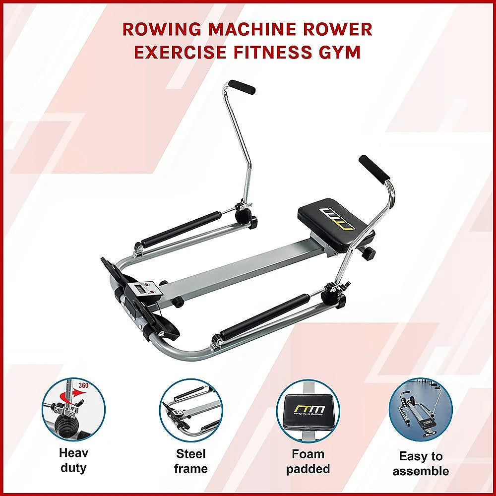 Rowing Machine Rower Exercise Fitness Gym - Fitness