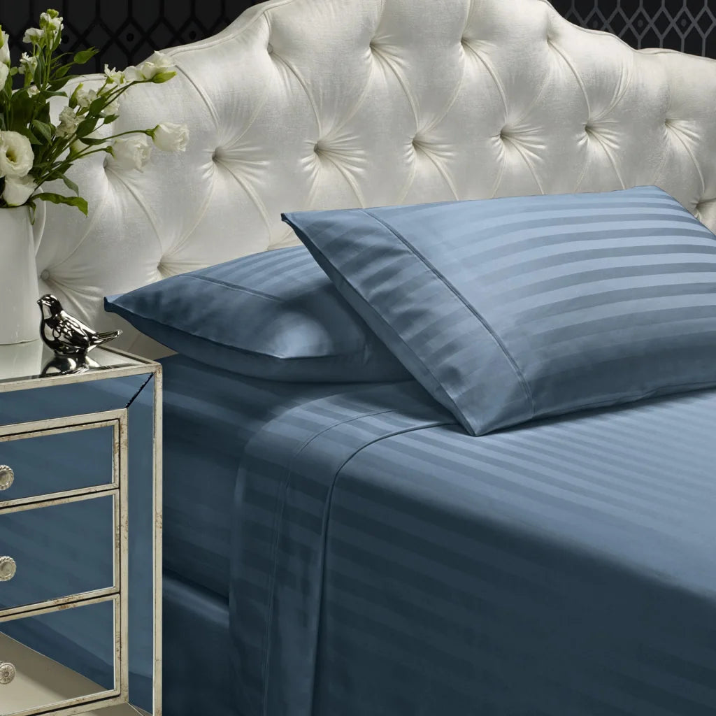 Royal Comfort 1200TC Sheet Set Damask Cotton Blend Ultra