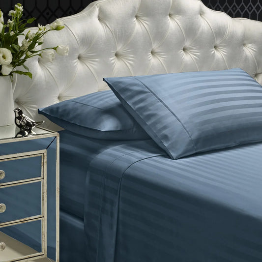 Royal Comfort 1200TC Sheet Set Damask Cotton Blend Ultra