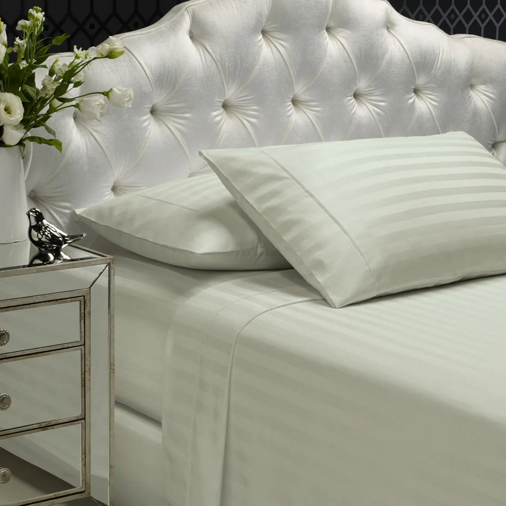 Royal Comfort 1200TC Sheet Set Damask Cotton Blend Ultra