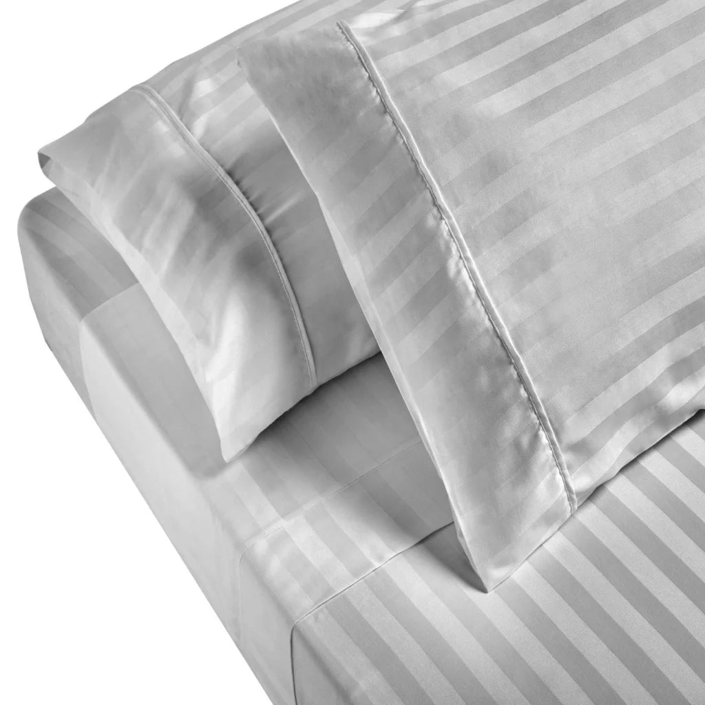 Royal Comfort 1200TC Sheet Set Damask Cotton Blend Ultra
