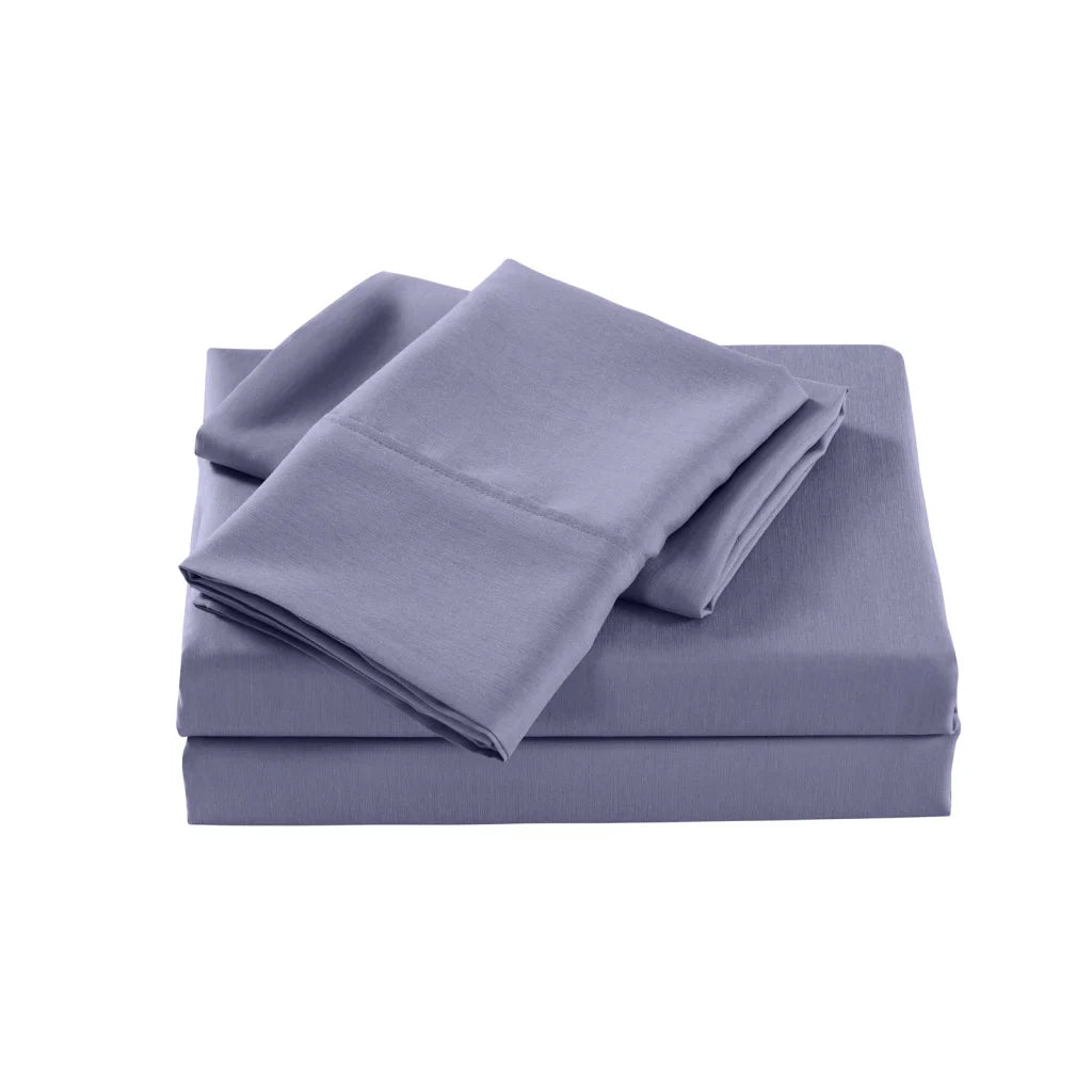 Royal Comfort Bamboo Cooling 2000TC Sheet Set - King Lilac Grey