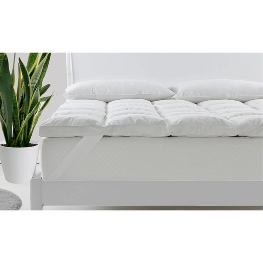 Royal Comfort Duck Feather and Down Mattress Toppers / 1800GSM - King Single-1951134811301220352