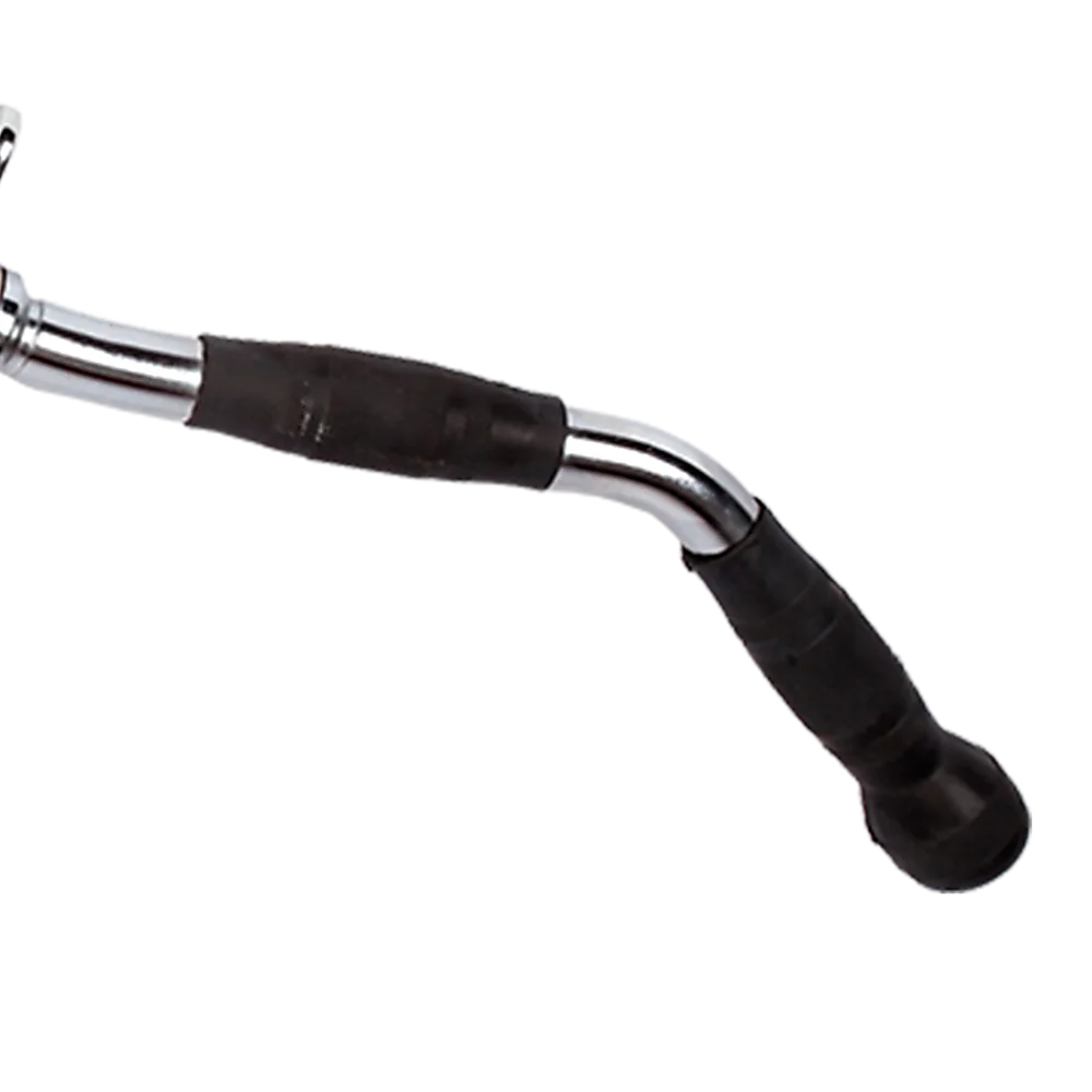 Rubber-Coated Revolving Curl Row Bar Attachment - Randy &