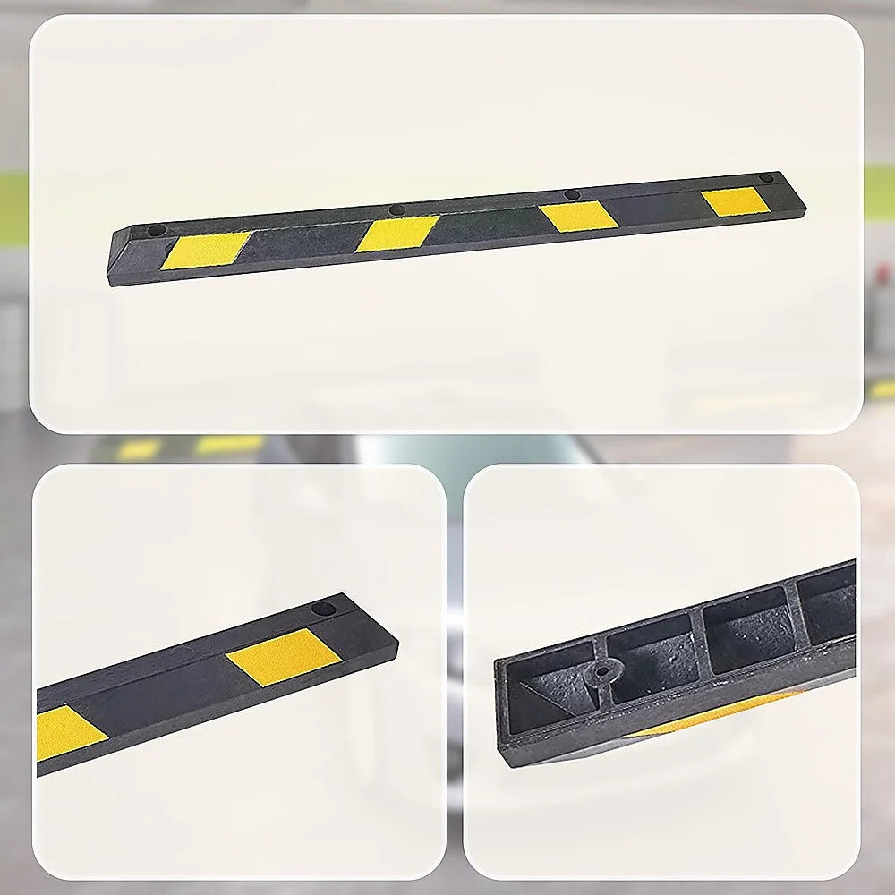 Rubber Curb Parking Guide 180cm Heavy Duty Wheel Driveway