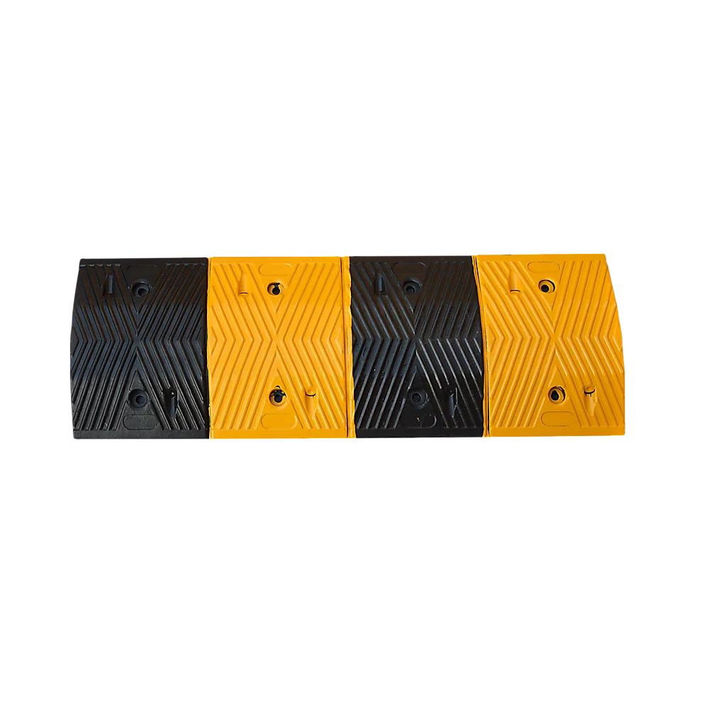 Rubber Speed Bump Hump Load 60T Pair of 1m Road Humps