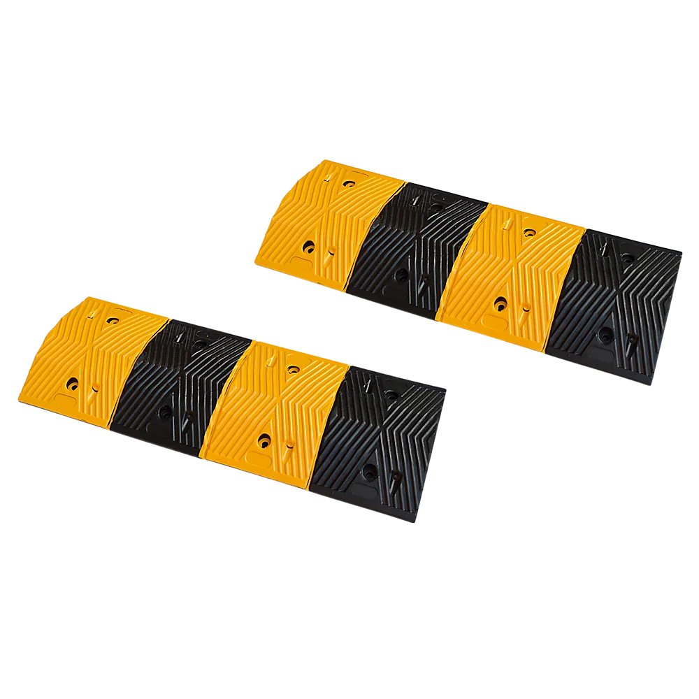 Rubber Speed Bump Hump Load 60T Pair of 1m Road Humps