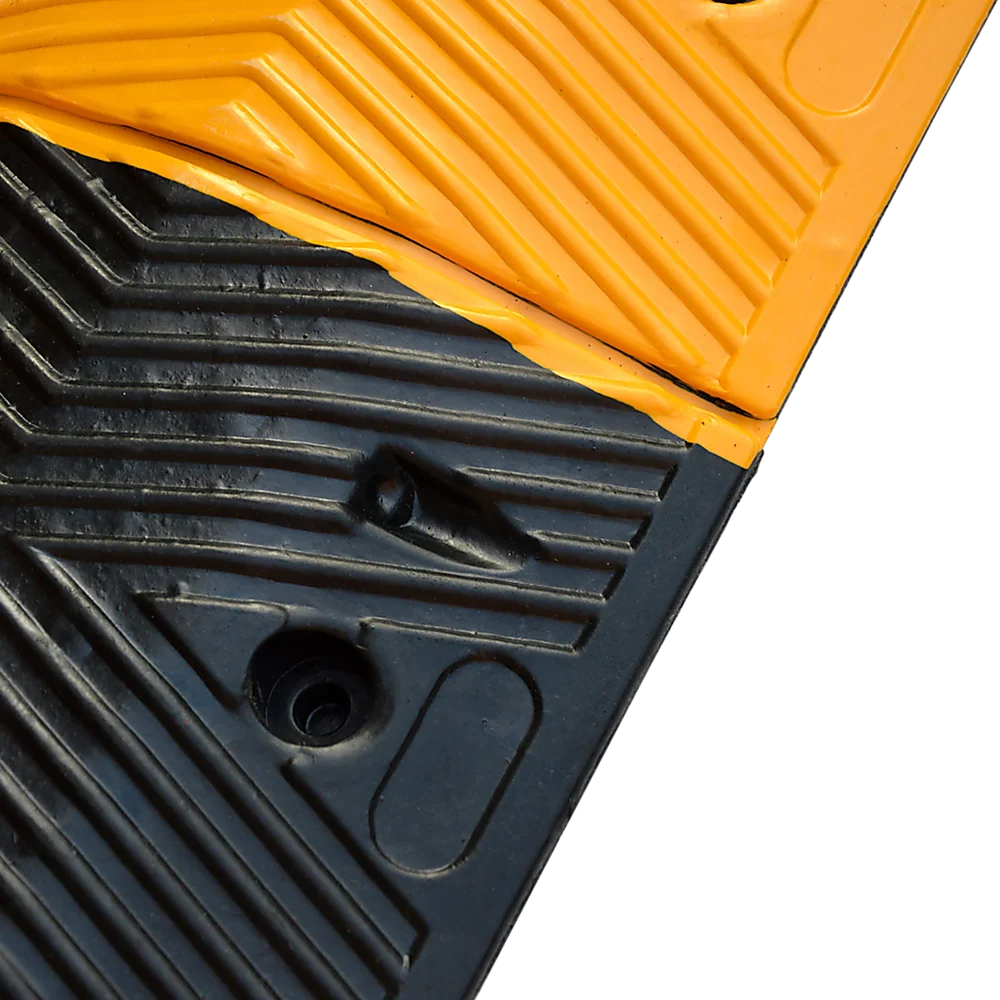 Rubber Speed Bump Hump Load 60T Pair of 1m Road Humps
