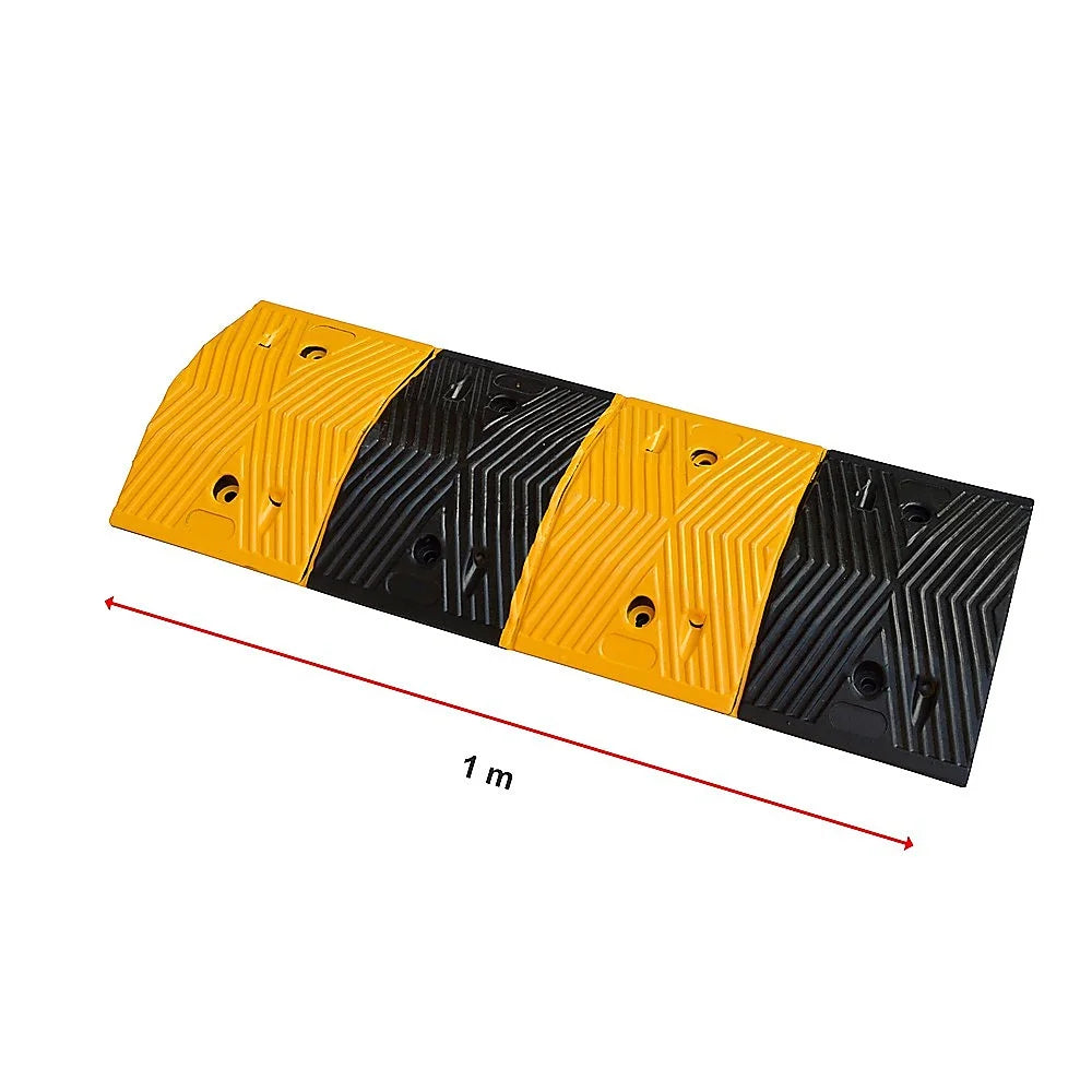 Rubber Speed Bump Hump Load 60T Pair of 1m Road Humps