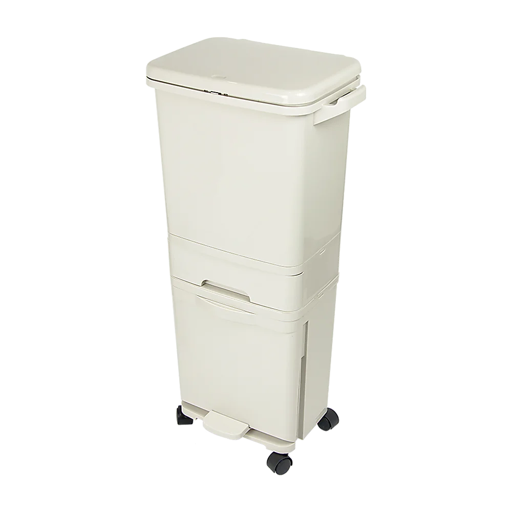 Rubbish Bin 42L Waste Trash Can Pedal Recycling
