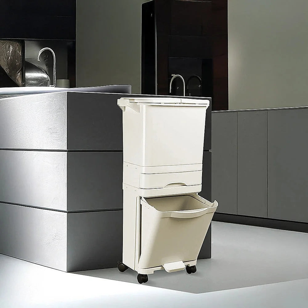 Rubbish Bin 42L Waste Trash Can