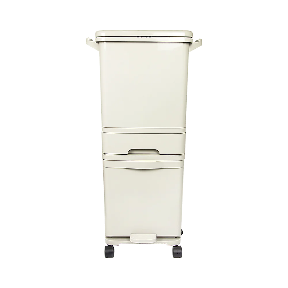 Rubbish Bin 42L Waste Trash Can Pedal Recycling Kitchen