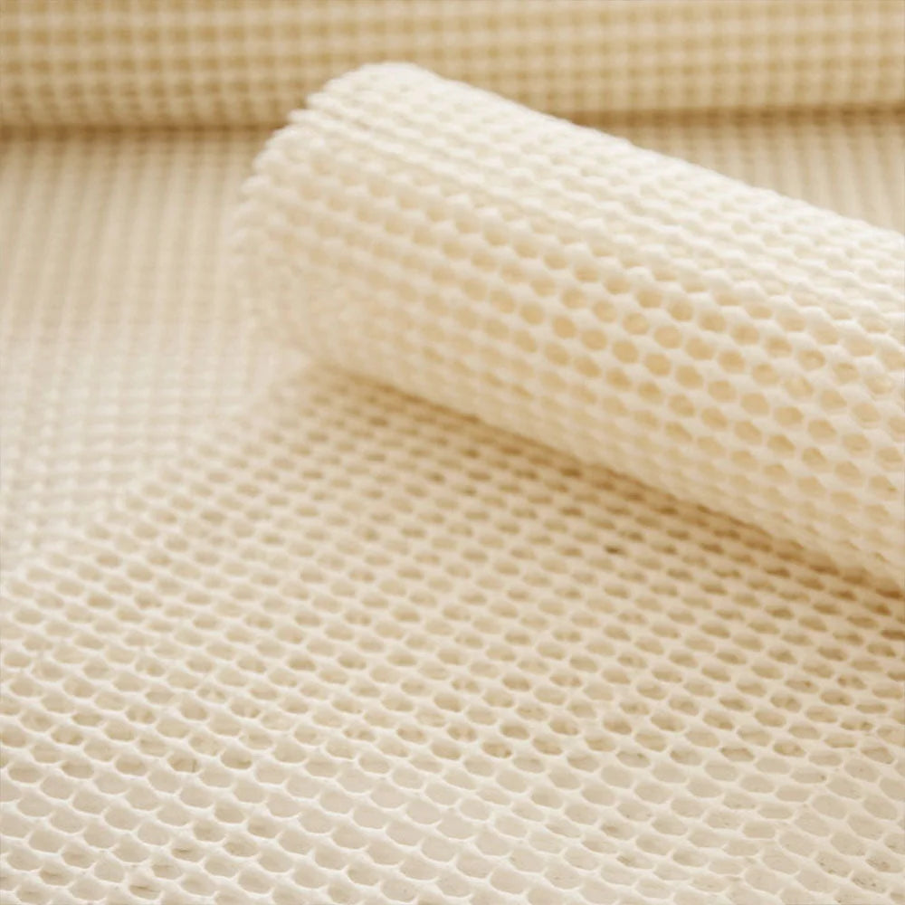 Rug Underlay Non-slip Cream Large 155x223 cm - Home & Garden