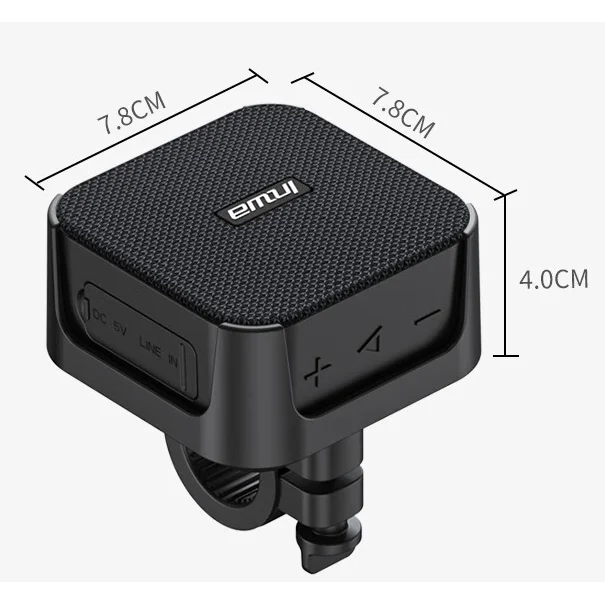 Rugged Portable Bike Bluetooth Speaker - Waterproof Outdoor