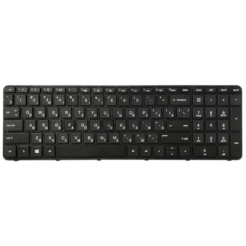 Russian Keyboard For Hp Pavilion 15 Series - Black