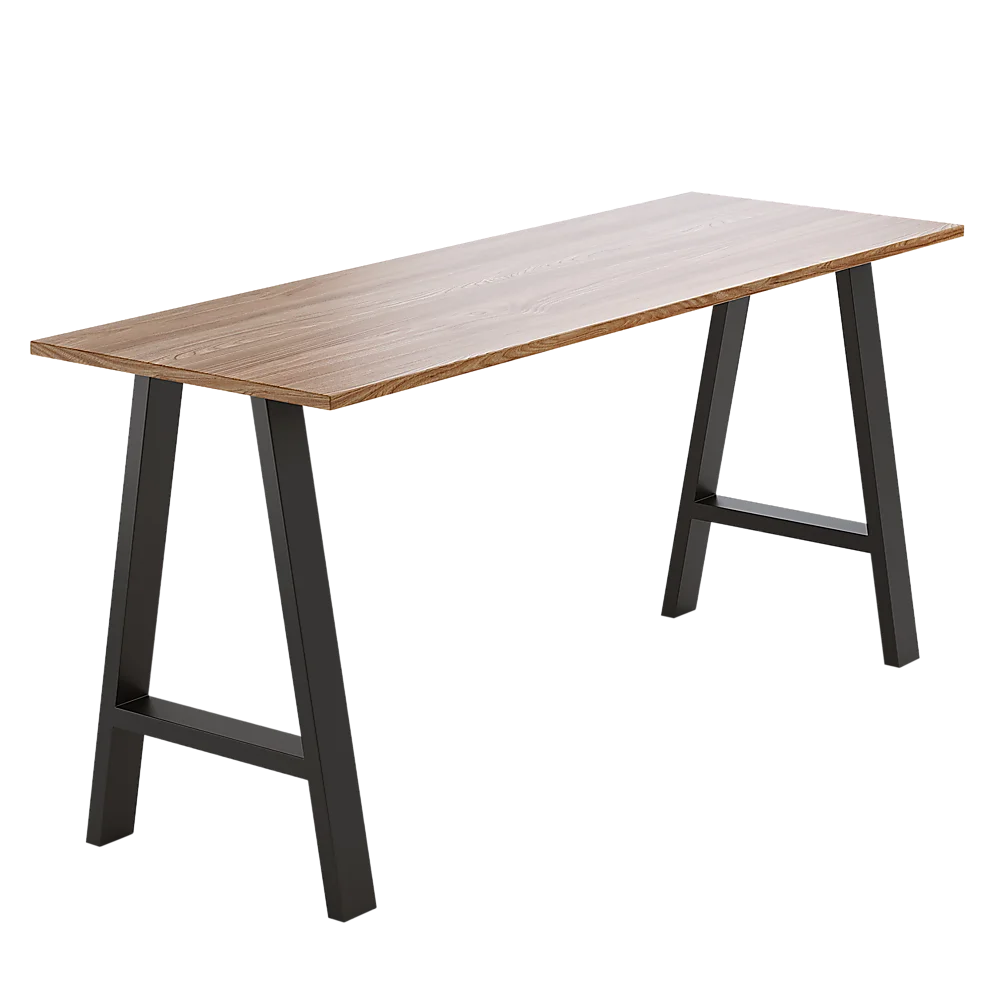 Rustic Dining Table Legs 2x Steel Industrial Vintage 71cm