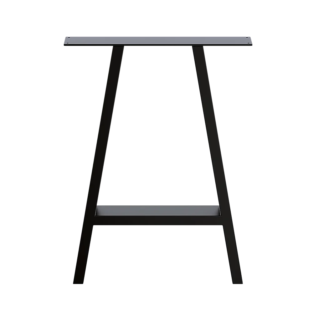 Rustic Dining Table Legs 2x Steel Industrial Vintage 71cm