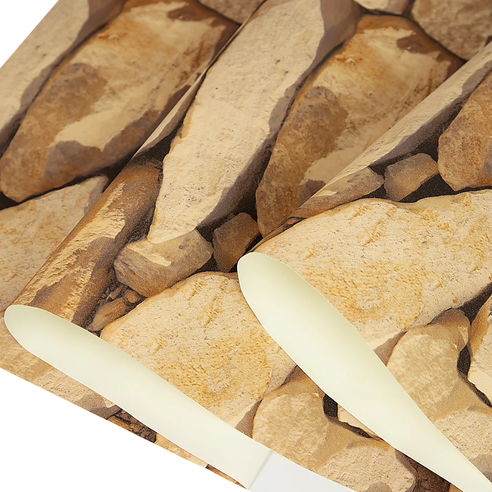 Rustic Rock Brick Wallpaper Self-Adhesive Peel and Stick