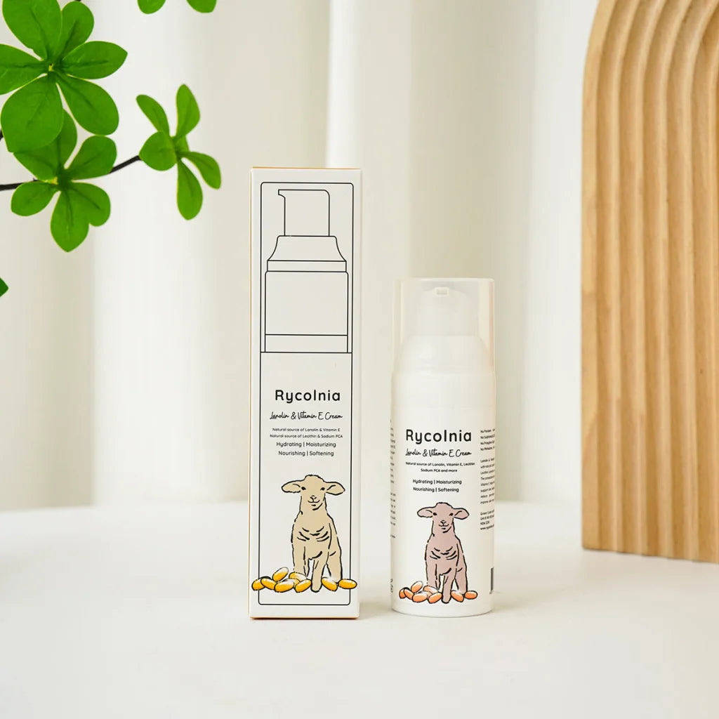 Rycolnia Lanolin & Vitamin E Cream 50g - Health & Beauty >