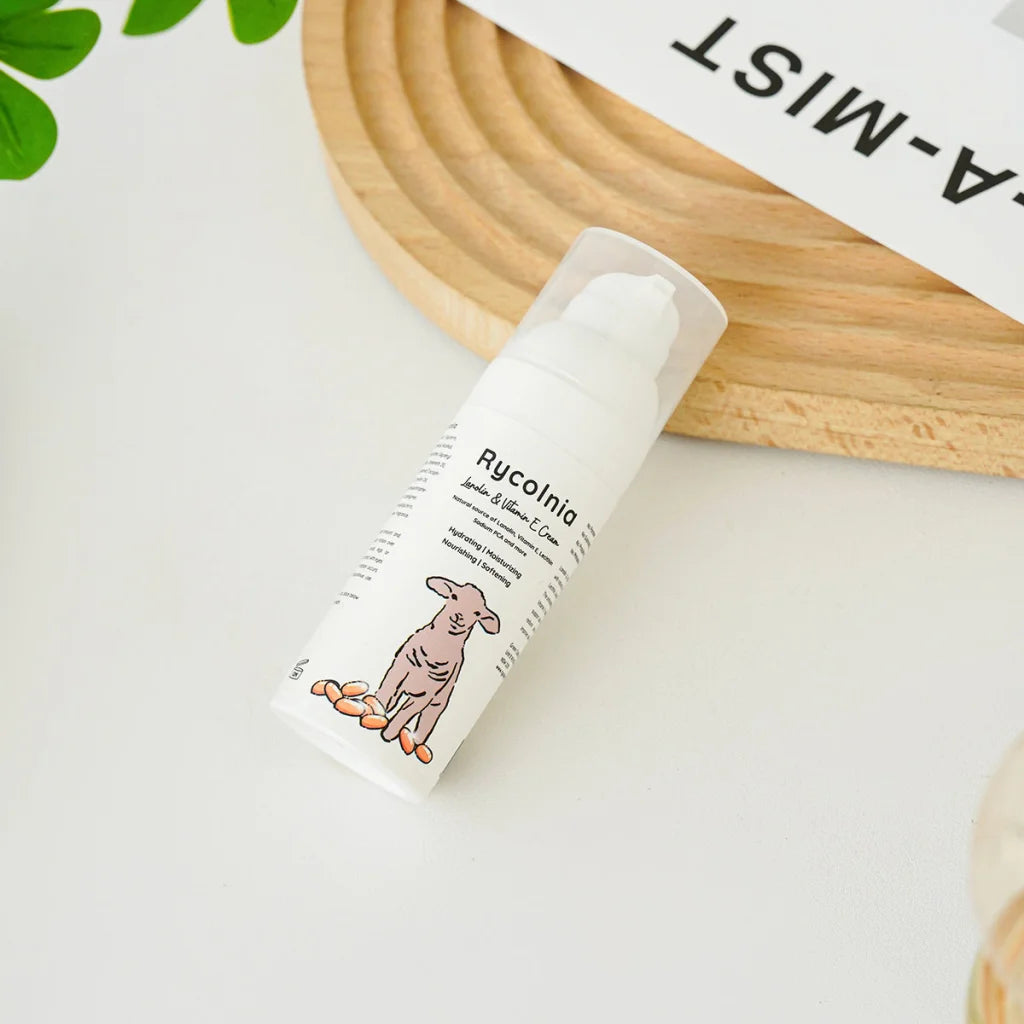 Rycolnia Lanolin & Vitamin E Cream 50g - Health & Beauty >