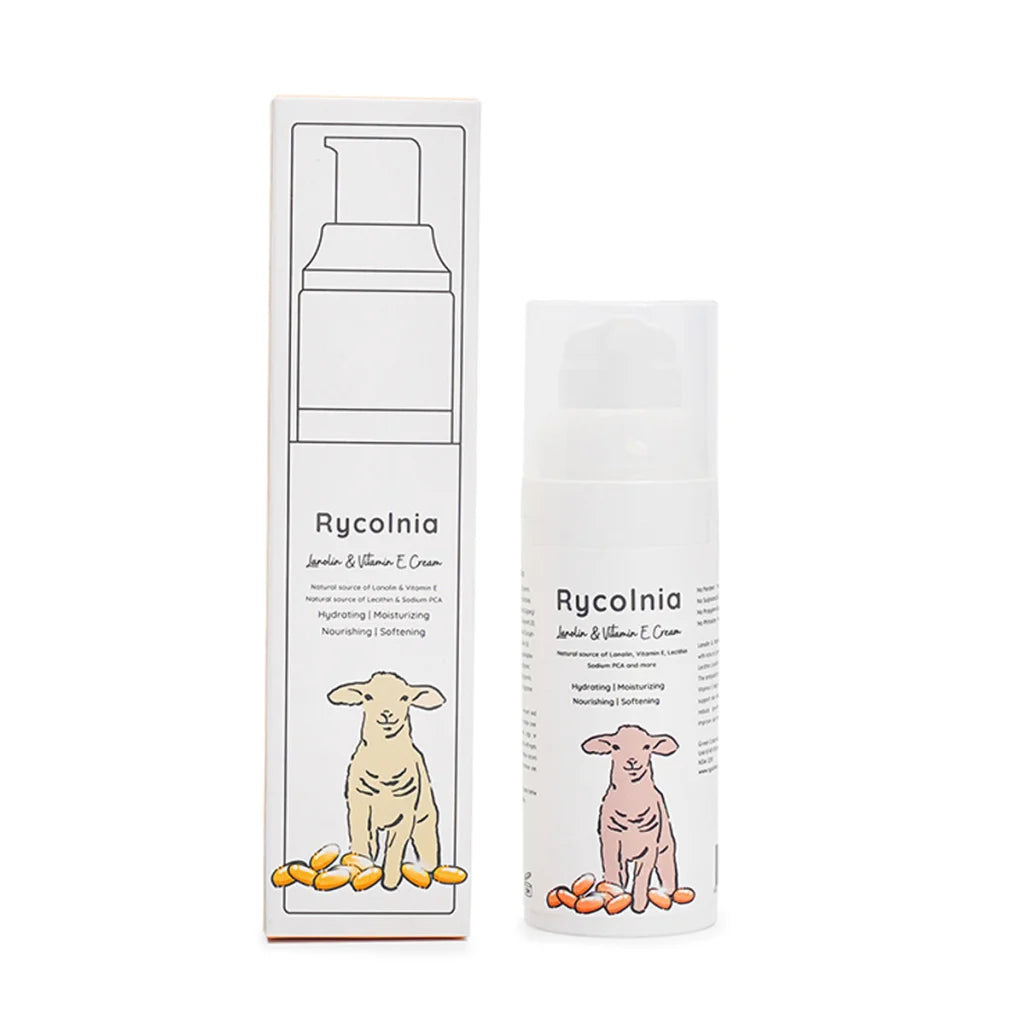 Rycolnia Lanolin & Vitamin E Cream 50g - Health & Beauty >