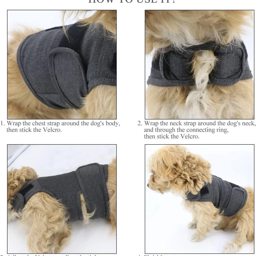 S Dog Vest Jacket - Warm Soft and Comfortable Dog Coat
