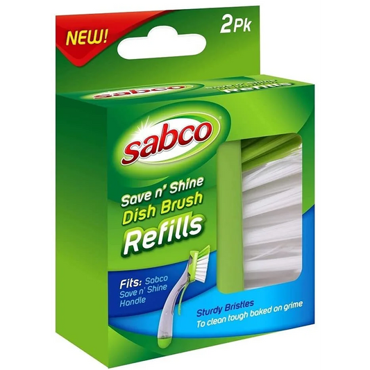 Sabco Pk2 Save N Shine Dish Brush Refill fits Save