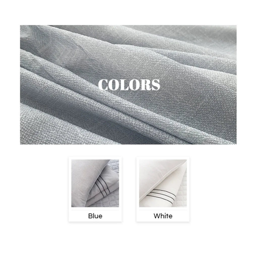 Saesom Flua Snow Comforter Set Queen Cool Quilt Bedspread