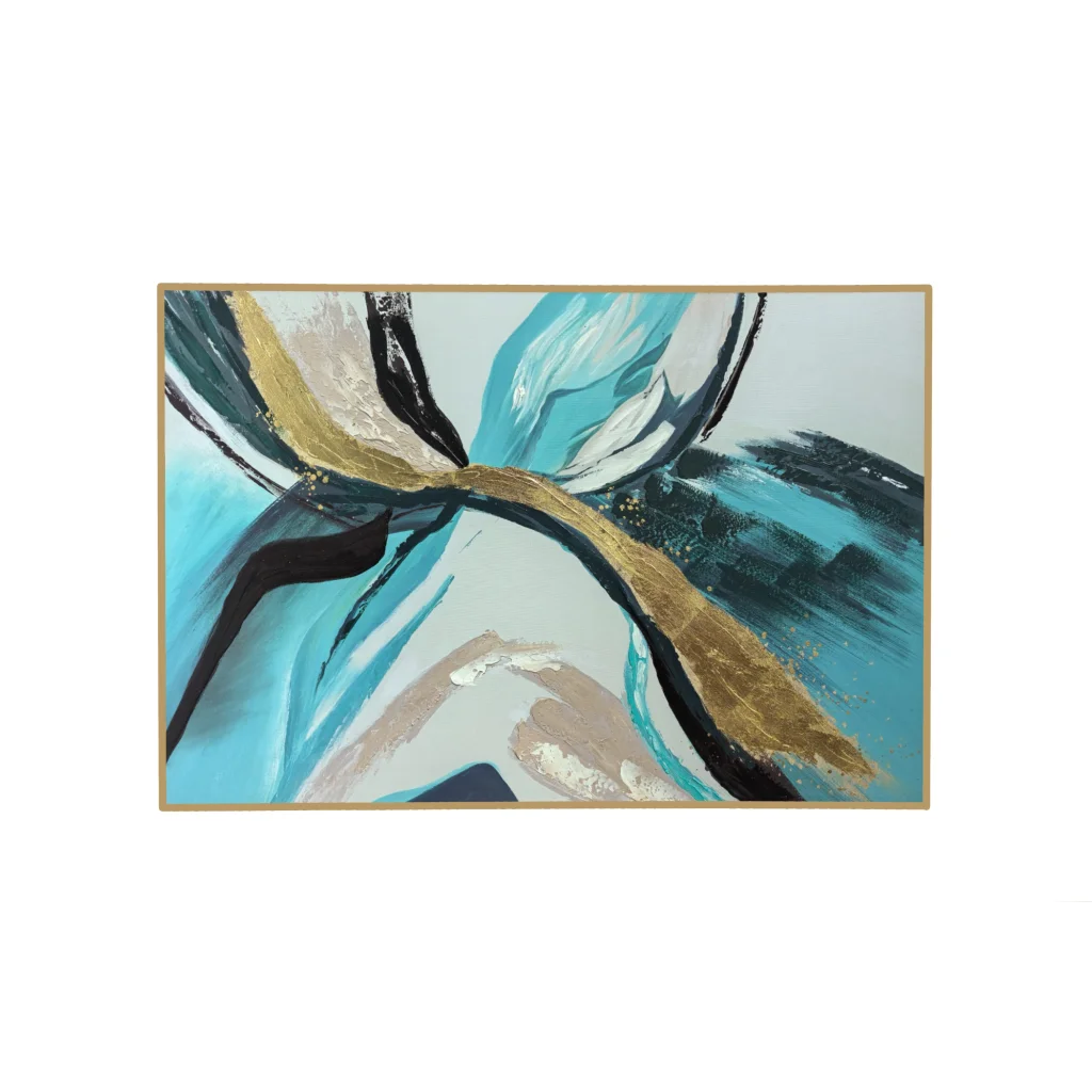 Sage Framed Canvas Wall Art - Large - Home & Garden > Wall