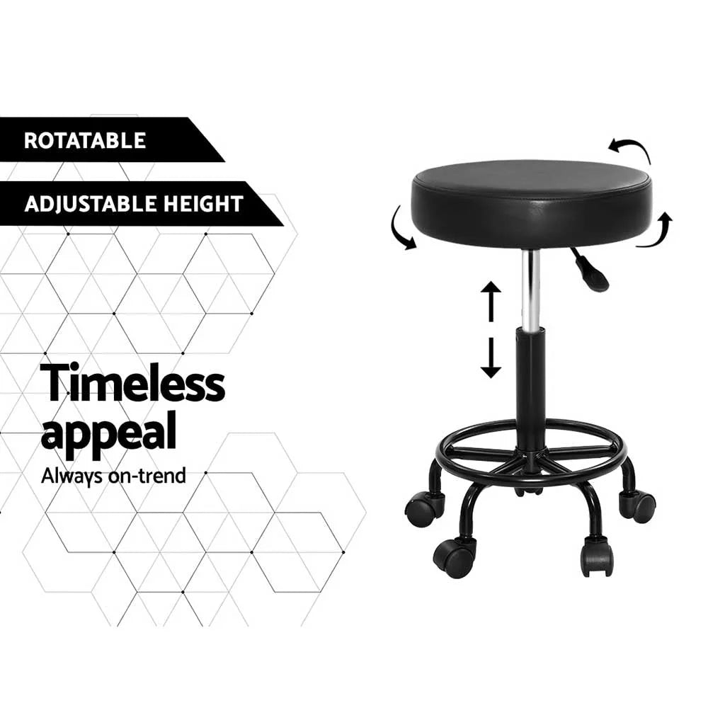 Salon Stool Round Swivel Barber Hair Bar Stools Hydraulic