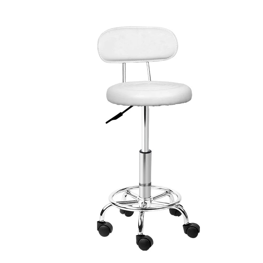 Salon Stool Swivel Barber Chair with Backrest