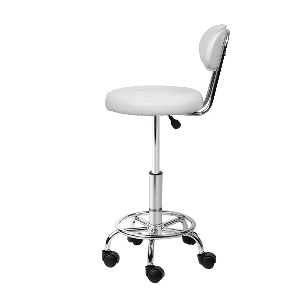 Salon Stool Swivel Barber Chair with Backrest