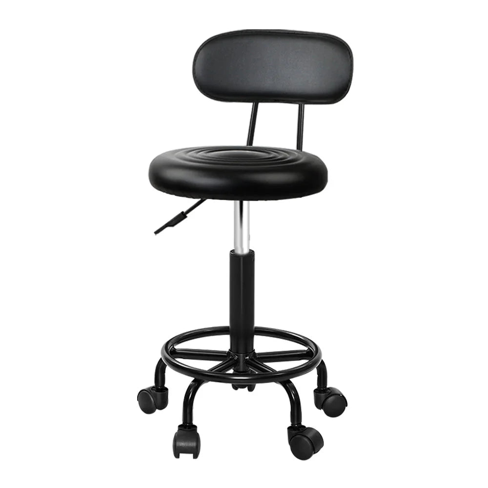 Salon Stool Swivel Chair with Back Barber Beauty Hydraulic