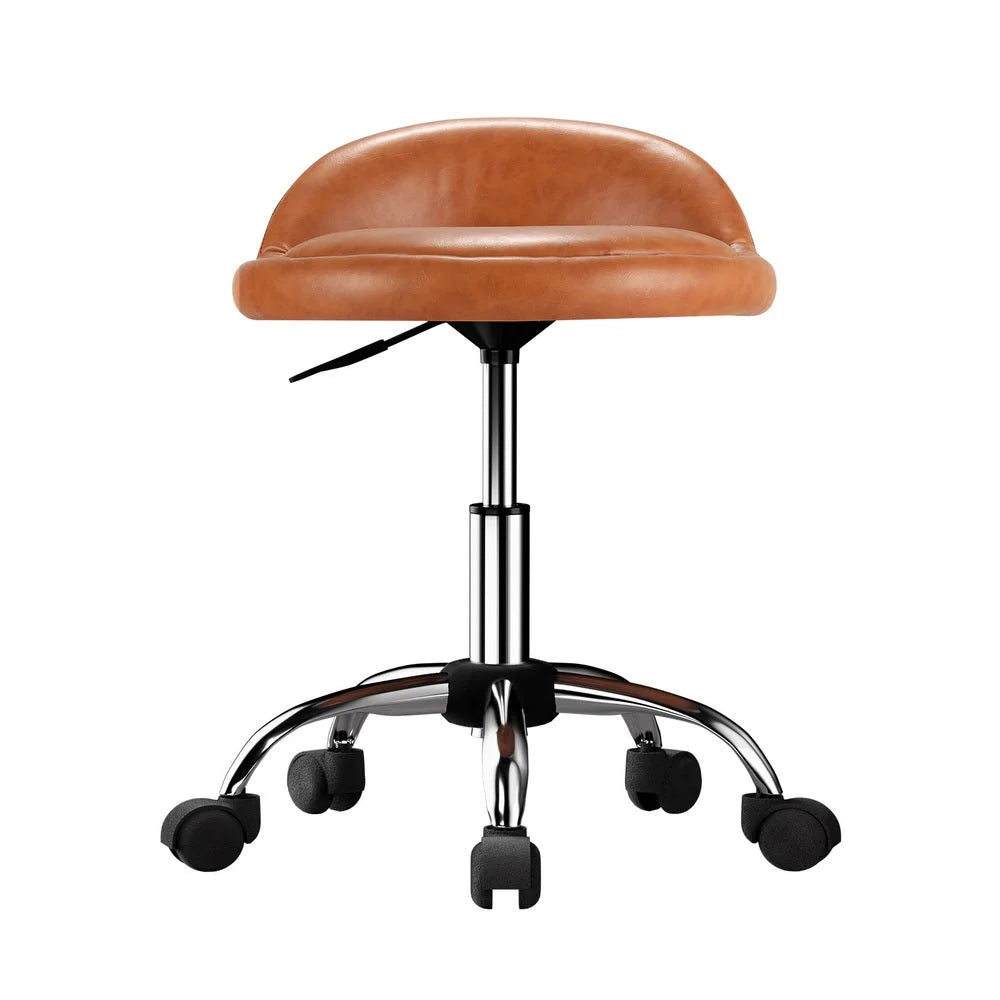 Salon Stool Swivel Chair with Backrest - Furniture