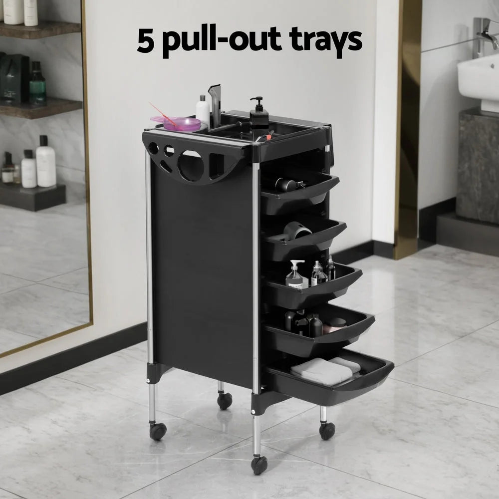 Salon Trolley Cart Spa Beauty Rolling Tray Hairdressing