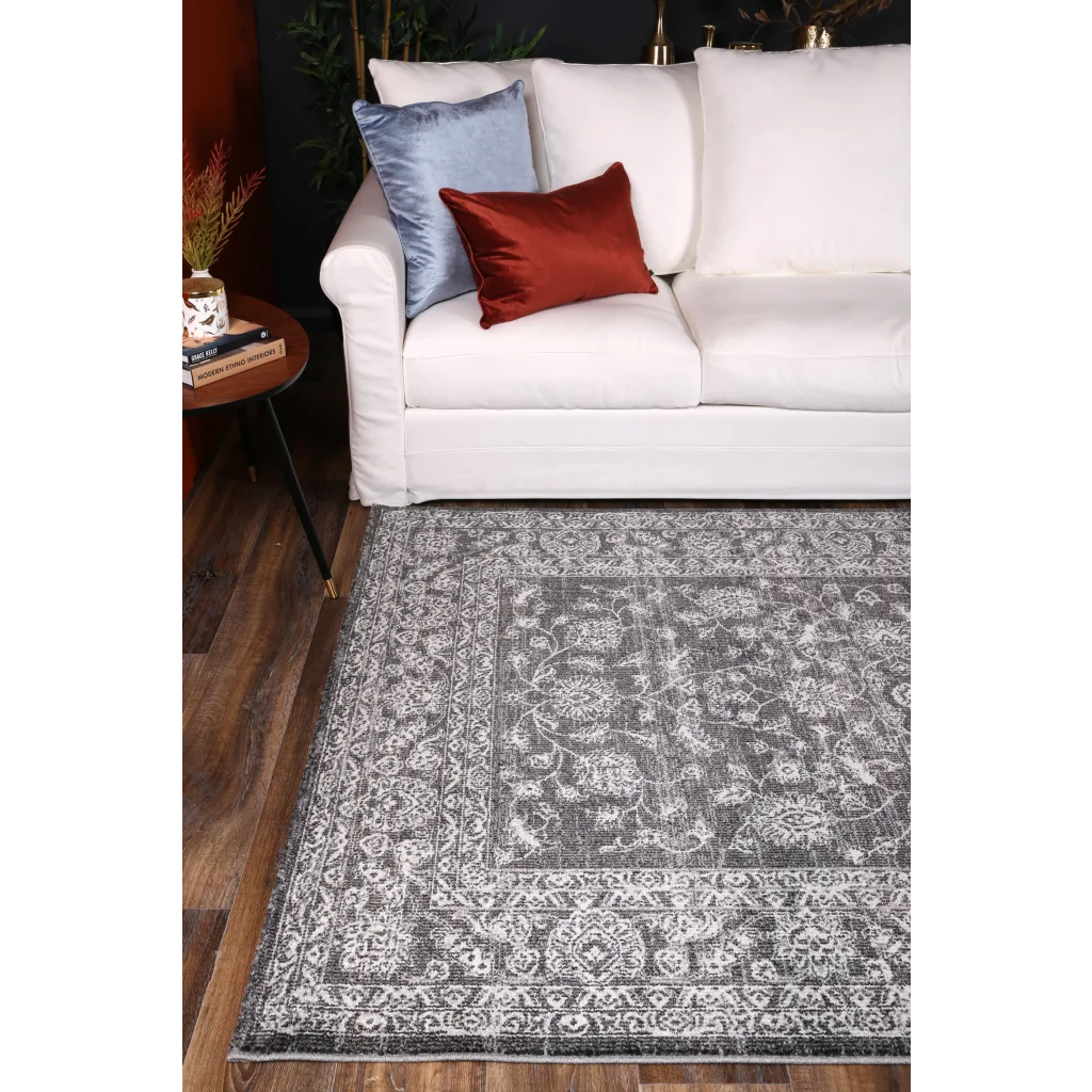 Salsa Dorian Grey Transitional Rug - 160x230 - Home & Garden
