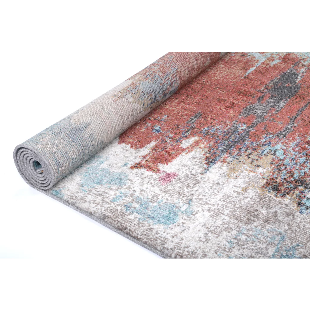 Salsa Jorge Blue Terracotta Abstract Rug - 160x230 - Home &